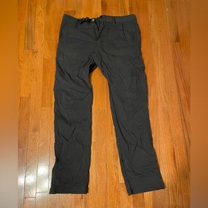 PrAna black stretch Zion straight pants 32 X 32
